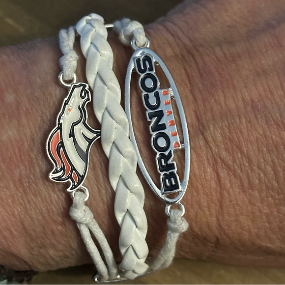 Denver Broncos multi strand leather bracelet - Picture 3 of 6